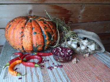 Овощной квартет. Солирует тыква.