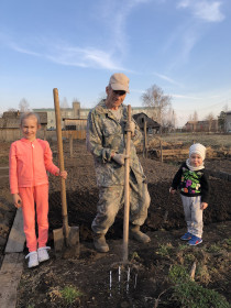 Мы копали огород...