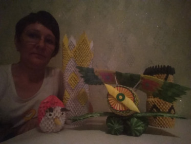 Мама Любовь и модульное оригами