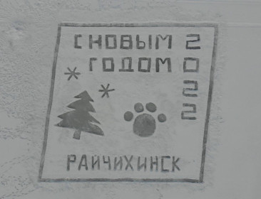 Ледовая открытка из Райчихинска