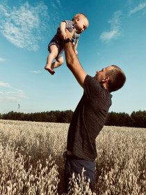 Хорошо в деревне летом, а с папой хорошо всегда!