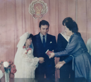 Семья Кардаш. 1989 г., с. Екатеринославка