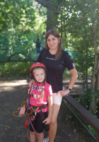 С дочерью Полиной