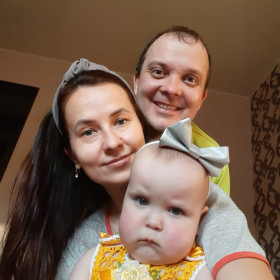 Папа, мама и я их дар - Дарья!