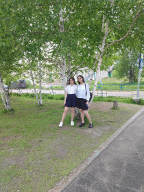 Школьные берёзки в Архаре