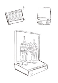 3Д блакнот календарь