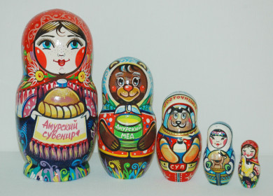 Матрешки «Амурский сувенир»-2
