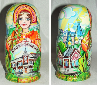 Матрешка «Благовещенск»