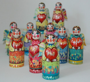 Ангелы с пожеланиями из Благовещенска