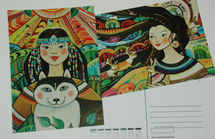 Авторские открытки «Эвенки»