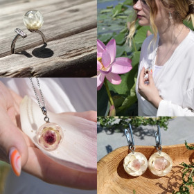 Комплект украшений «Лотосы»