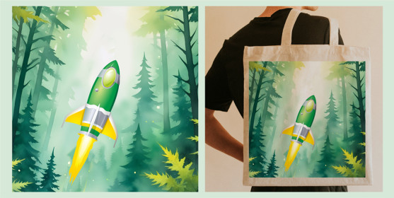 Шопер «В космос – просто!»