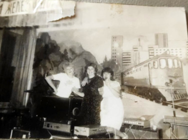 Празднование Дня железнодорожника, 1984 год ст. Беленькая