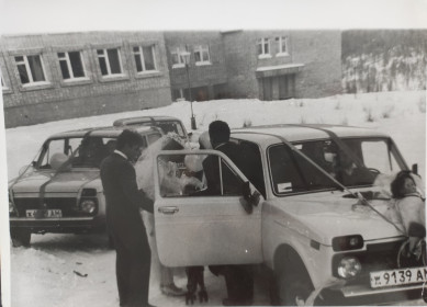 п. Тутаул. Свадьба 28.12.1991 г.