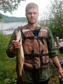 Бурейский район, р. Дея, ловля щуки