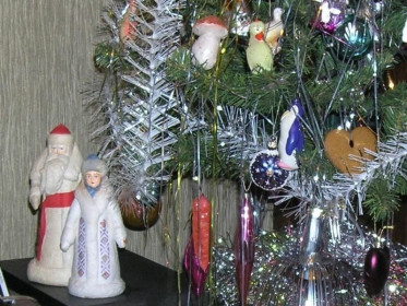 Новогодние украшения из СССР