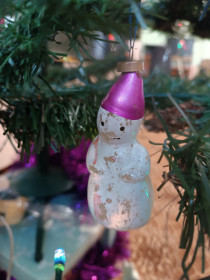 Ёлочная игрушка Снеговик