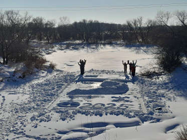 Ледовая открытка в с. Муравьевка