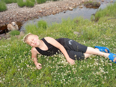 Клевер у речки