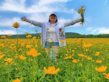 Яркая неверская поляна!