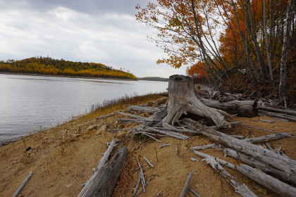 Рыбалка осенью, п. Талакан