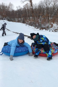 Покатушки на ватрушке
