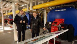 Глава Приамурья побывал на новой газовой котельной Свободного
