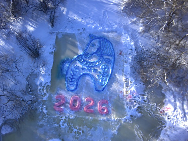 Лошадка Гжель, с. Михайловка