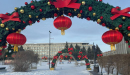 К китайскому Новому году Благовещенск украсят фонарями и четырехметровыми светодиодными драконами
