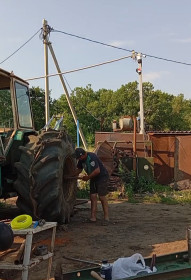 Папа Антон — тракторист, с. Троицкое
