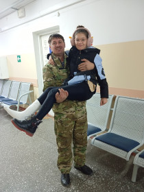 Мой папа готов всегда носить меня на руках, с. Троицкое