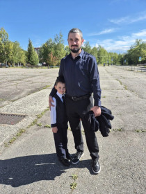 Мой папа Андрей. Мы очень похожи! п. Юктали