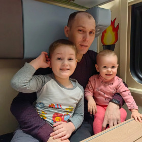 Самый лучший папа Денис! п. Юктали