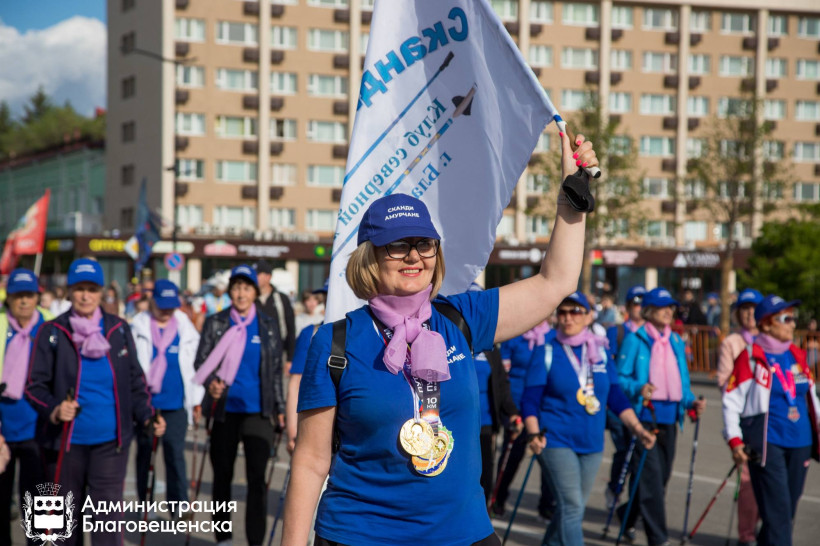 шествие день города благовещенск