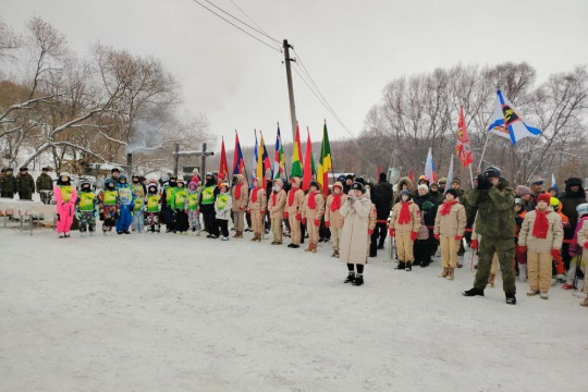 Лыжи лыжники первенство Благовещенска по горным лыжам и сноуборду памяти Героя России выпускника ДВОКУ старшего лейтенанта Андрея Ковтуна