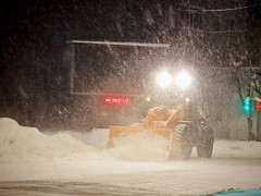 снегопад уборка снега
