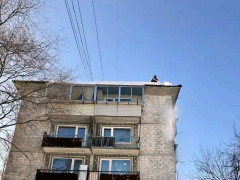 уборка снега крыш снегопад сосульки