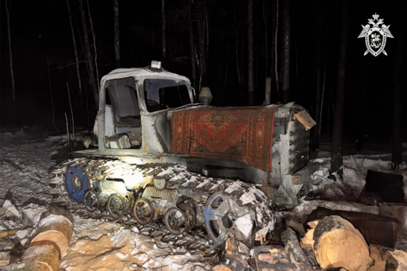 гусеничный трактор