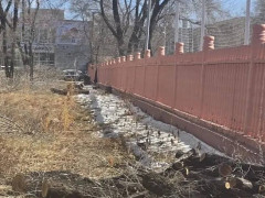 алексеевская гимназия забор ограждение благоустройство озеленение