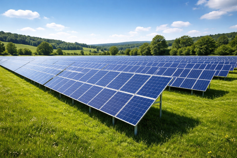 солнечные панели солнечная электростанция