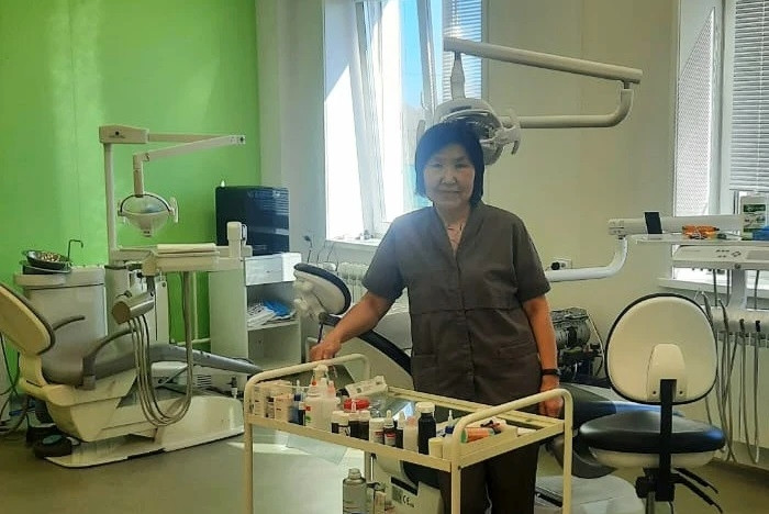 Стоматолог земский доктор Любовь Саражакова