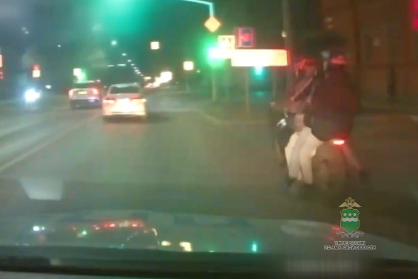 мотоцикл погоня