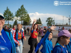 шествие 170-летие благовещенск день города