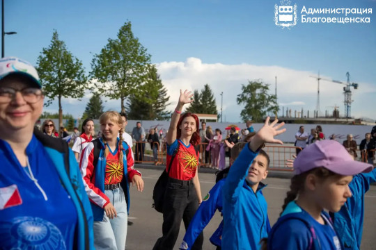 шествие 170-летие благовещенск день города