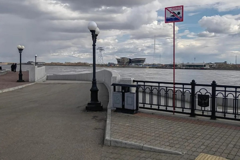 купаться запрещено