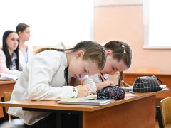 класс школа урок ученики школьники экзамен огэ