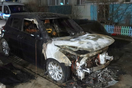 поджог автомобиль улица 50 лет Комсомола белогорск