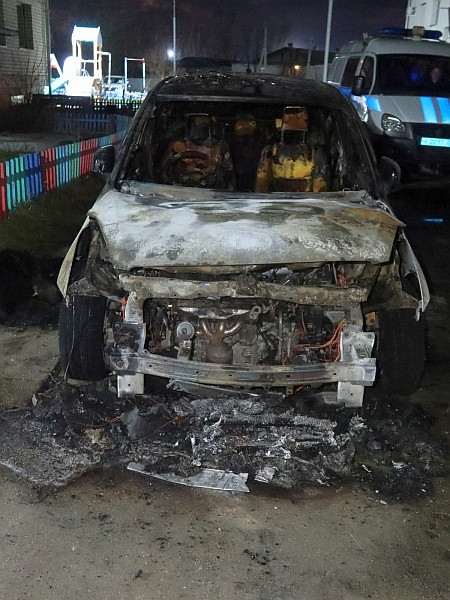 поджог автомобиль улица 50 лет Комсомола белогорск
