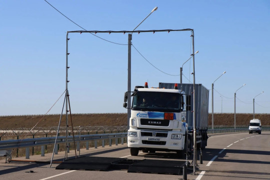 пост весогабаритного контроля большегрузы грузовики