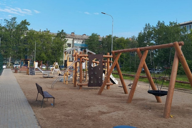 детская площадка серышево военный городок